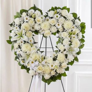 ALWAYS REMEMBER -FLORAL HEART TRIBUTE