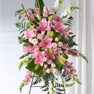 ELEGANT EMBRACE STANDING SPRAY