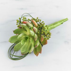 Succulent Boutonnière by Luv It