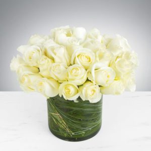 Two Dozen White Roses by BloomNation™